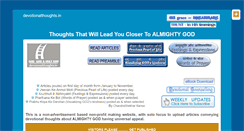 Desktop Screenshot of devotionalthoughts.in